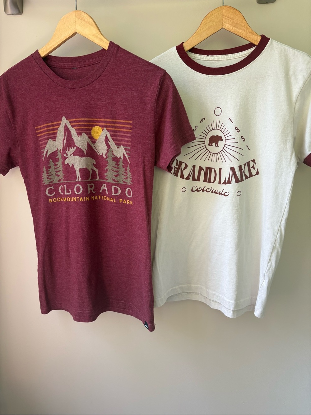 Colorado Rocky Mountain National Park T-shirt and Colorado Grand Lake T-shirt